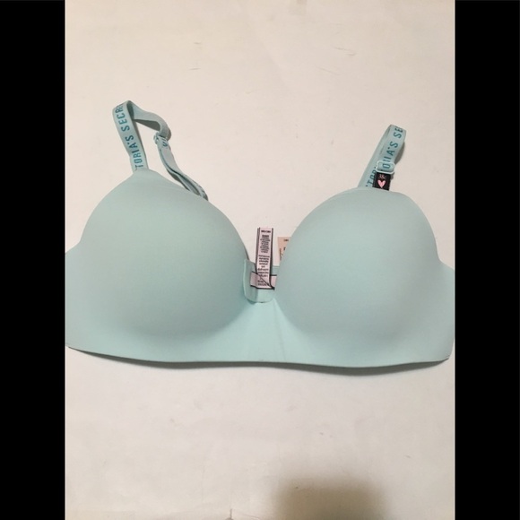 Victorias Secret T-Shirt Logo Stripes Bra